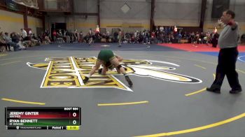 138 lbs Cons. Round 5 - Jeremy Ginter, Whitmer vs Ryan Bennett, St. Edward