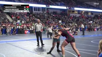130 lbs Semifinal - Amaiyah Renyolds, Winfield vs Grace Strouth, Bulldog