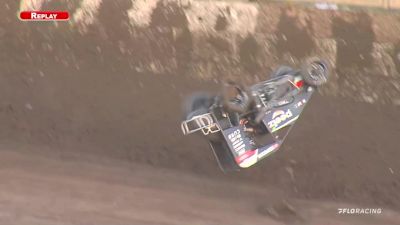 Jade Avedisian Flips During Turkey Night Grand Prix Qualifying