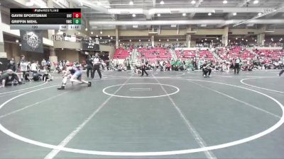 120 lbs Round 2 (4 Team) - Gavin Sportsman, The Untouchables vs Griffin Mehl, Victory