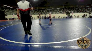 55 lbs 5th Place - Jynson Ketcher, Blaine County Grapplers vs Kynley Johnson, Division Bell Wrestling