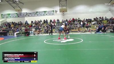 131 lbs Quarterfinal - Berenice Chihuahua, Mt. San Antonio College vs Rontaysia Payne, Cerritos College