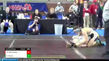 D4-130 lbs 1st Place Match - Dalton Birchmeier, New Lothrop vs Derek Mayle, Breckenridge