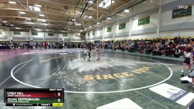 Semifinal - Lynly Hill, Sidney Wrestling Club vs Olivia Deffenbaugh, Governor Wrestling