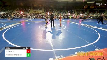 90 lbs Rr Rnd 4 - Jaclyn Bouzakis, Team Greco vs Remington Zimmerer, Black Fox Academy