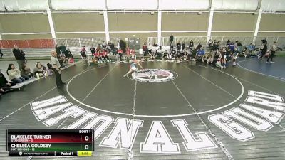 70 lbs Semis (4 Team) - Chelsea Goldsby, Mat Demons vs Blakelee Turner, Utah Green