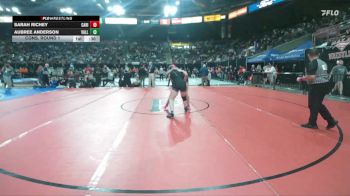 155 lbs Cons. Round 1 - Aubree Anderson, Vallivue vs Sarah Richey, Canyon Ridge