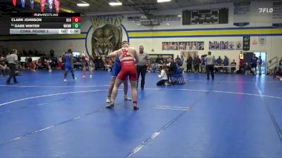 215 lbs Cons. Round 3 - Gabe Winter, Waukee Northwest vs Clark Johnson, Dallas Center-Grimes