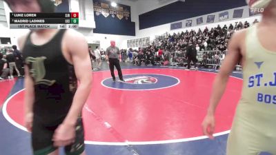 106 lbs 1st Place Match - Luke Loren, St. John Bosco vs Madrid Ladines, Lakeside