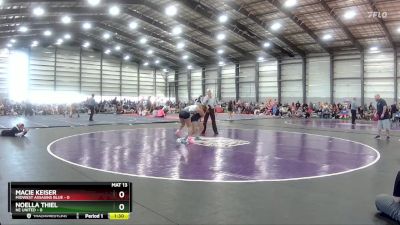 122 lbs Quarterfinal - Olivia Lemus, Indiana Inferno Black vs Valeria Ortiz, Mayhem WC Gray