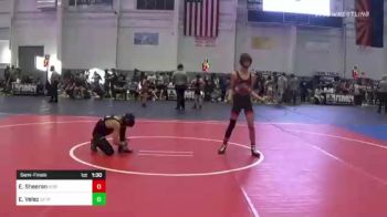 95 lbs Semifinal - Ej Sheeran, Nor-Cal Inferno vs Evan Velez, Extreme Heat