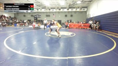 145 lbs Cons. Round 1 - Jaydan Colgan, Temecula Valley vs Alexa Martinez, Fillmore
