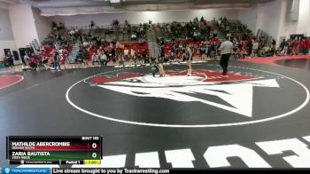 125 lbs Cons. Round 2 - Zaria Bautista, Vista Ridge vs Mathilde Abercrombie, Denver South
