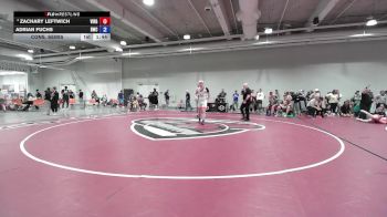 U15 GR - 85 lbs Cons. Semis - Zachary Leftwich, Virginia vs Adrian Fuchs, Hastings Wrestling Club