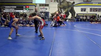 120 lbs Cons. Semi - Charlie Foster, Williamsburg vs Noah Garcia, West Liberty