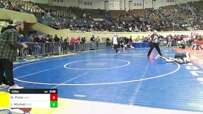 110 lbs Consi Of 8 #2 - Mylah Pintar, Hinton Comets vs London Mitchell, Deer Creek Middle School