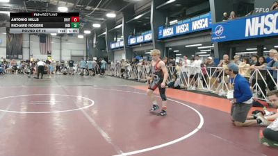 126 lbs Round Of 16 - Antonio Mills, Team Shutt Van Hoven vs Richard Rogers, Indiana Outlaws Black