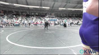 64 lbs Quarterfinal - Brooklynn Smith, Chickasha Youth Wrestling vs Blaine Backus, Newkirk Takedown Club
