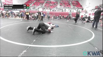 85 lbs Round Of 16 - Caden Jerry, Rough Riders vs Ames Dore, Standfast