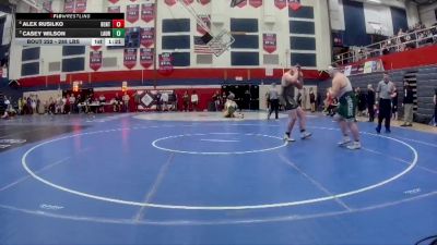 285 lbs Quarterfinal - Alex Rusilko, Bentworth vs Casey Wilson, Laurel