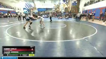 5th Place Match - Aubrey Wells, Bonners Ferry vs Maddie Johnson, St. Maries