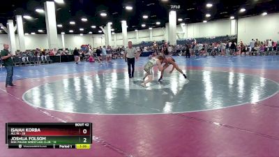 157 lbs Round 6 (16 Team) - Isaiah Korba, All In vs Joshua Folsom, Dog Pound Wrestling Club