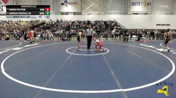 99 lbs Cons. Round 2 - Adrian Pezzica Jr, Mat Creatures Wrestling Club vs Owen Payton, Canandaigua Youth Wrestling Club