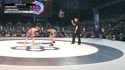 120 lbs Champ. Rd Of 128 - Logan Worth, Pennsylvania vs Adrian Rojas, Florida