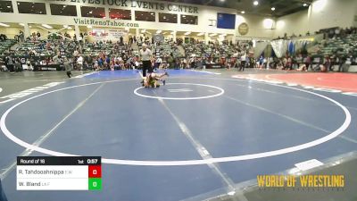 49 lbs Round Of 16 - Rivers Tahdooahnippah, Elgin Wrestling vs Wyatt Bland, LA FAMILIA NEW MEXICO