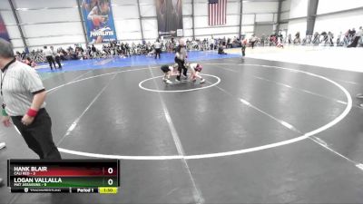 60 lbs Rd# 4- 2:00pm Friday Final Pool - Logan Vallalla, Mat Assassins vs Hank Blair, Cali Red