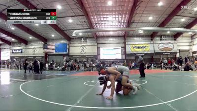 150 lbs Cons. Round 3 - Grayson Gonzales, Centennial vs Tristan Johns, Bishop Gorman HS