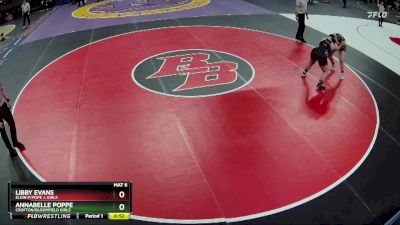 3rd Place Match - Annabelle Poppe, Crofton/Bloomfield Girls vs Libby Evans, Elgin P/Pope J. Girls