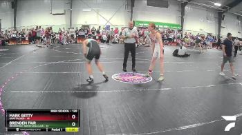 120 lbs Semifinal - Brenden Fair, Reverence Wrestling Club vs Mark Getty, Unattached