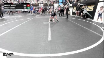51-55 lbs Rr Rnd 3 - Georgia Howell, Henryetta Knights Wrestling Club vs Amelia Gibson, Shelton Wrestling Academy