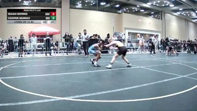 88 lbs Consi Of 16 #2 - Isaiah Morris, Grapplers HI vs Cooper Murray, Grindhouse WC