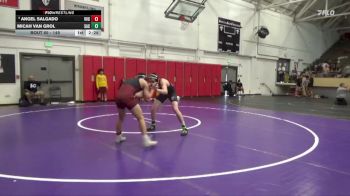 149 lbs Champ. Round 2 - Micah Van Grol, Santa Ana College vs Angel Salgado, Victor Valley College