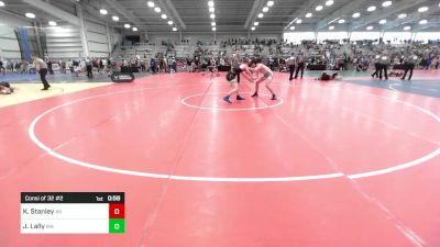 132 lbs Consi Of 32 #2 - Keagan Stanley, AK vs Jimmy Lally, MA