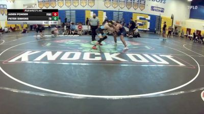 175 lbs Round 1 (8 Team) - Peter Simkins, Funky Monkey vs Aiden Ponder, Palm Harbor WC