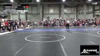 120 lbs Cons. Round 3 - Maddox Delgado, U Town Hammers vs Hunter Pankey, Lawrence Elite