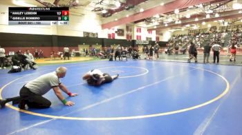 155 lbs Quarterfinal - Giselle Romero, Shadow Hills vs Hailey Lebehn, Yucaipa