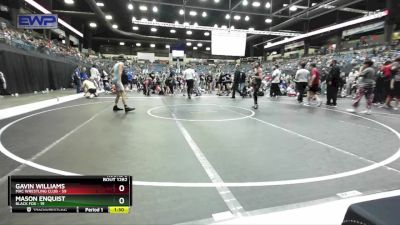 100 lbs Round 5 - Gavin Williams, Mac Wrestling Club vs Mason Enquist, Black Fox