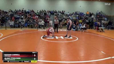 207 lbs Quarterfinal - Quinn O`sullivan, James Clemens HS vs Nathan Carroll, Hartselle