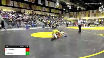 138 lbs Semifinal - Abel Gaitan, Temecula Valley vs Zach Maxwell, Estancia