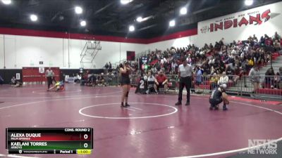 Cons. Round 2 - Alexa Duque, Palm Springs vs Kaelani Torres, Arroyo