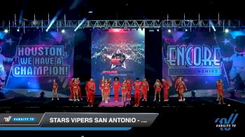 Stars Vipers - San Antonio - Anacondas [2019 Senior Coed Open - Large 6 Day 2] 2019 Encore Championships Houston D1 D2