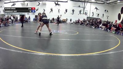 124 lbs Round 3 (16 Team) - Alexis Brua, D`Youville vs Annesley Day, Tiffin University