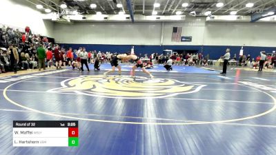 197 lbs Round Of 32 - William Maffei, Wesleyan vs Luke Hartshorn, Southern Maine