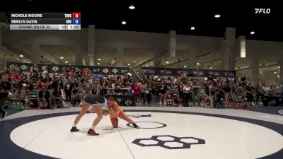 68 kg Champ. Rd Of 32 - Nichole Moore, Tiger Den Wrestling Club vs Berlyn Davis, Granite Wrestling Club