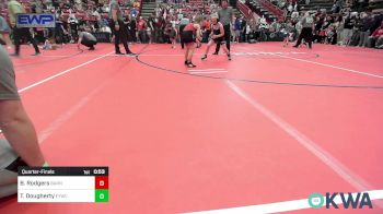 66 lbs Quarterfinal - Braxon Rodgers, Barnsdall Youth Wrestling vs Troy Dougherty, Enid Youth Wrestling Club