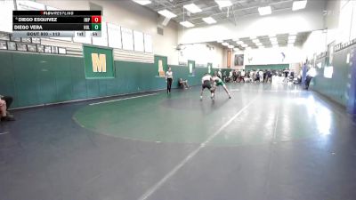 113 lbs Cons. Round 3 - Diego Esquivez, Imperial vs Diego Vera, Holtville